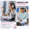 AILIHEN C8 Wired Headphones with Mic & Volume Control - Noise Isolating On-Ear Headphones for Girls School, Plug in Corded 3.5mm Headsets for Chromebook Laptop Computer PC Tablets Travel (Rose Gold) view 2