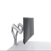 Alba Jamy Multidirectional Articulated Double Arm Screen, Metal Grey and Dark Grey view 2