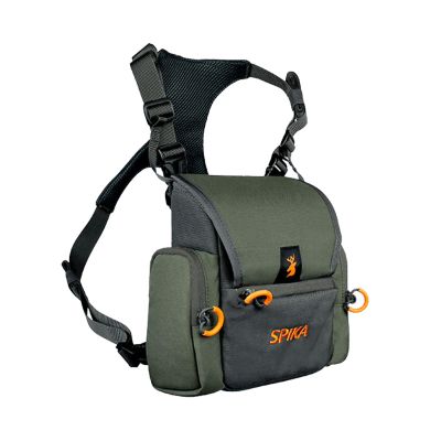 SPIKA Binocular Harness Chest Pack,Bino Harness with Waterproof Rangefinder Case,Bino Chest Case for Hunting