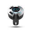 Bluetooth FM Transmitter for Car, Bluetooth 5.0 Wireless Radio Adaptor Car Kit with 5V/2.4A&1A Dual USB Charging Ports Hands-Free Calling Support TF Card U-Disk Output view 1