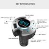 Bluetooth FM Transmitter for Car, Bluetooth 5.0 Wireless Radio Adaptor Car Kit with 5V/2.4A&1A Dual USB Charging Ports Hands-Free Calling Support TF Card U-Disk Output view 3