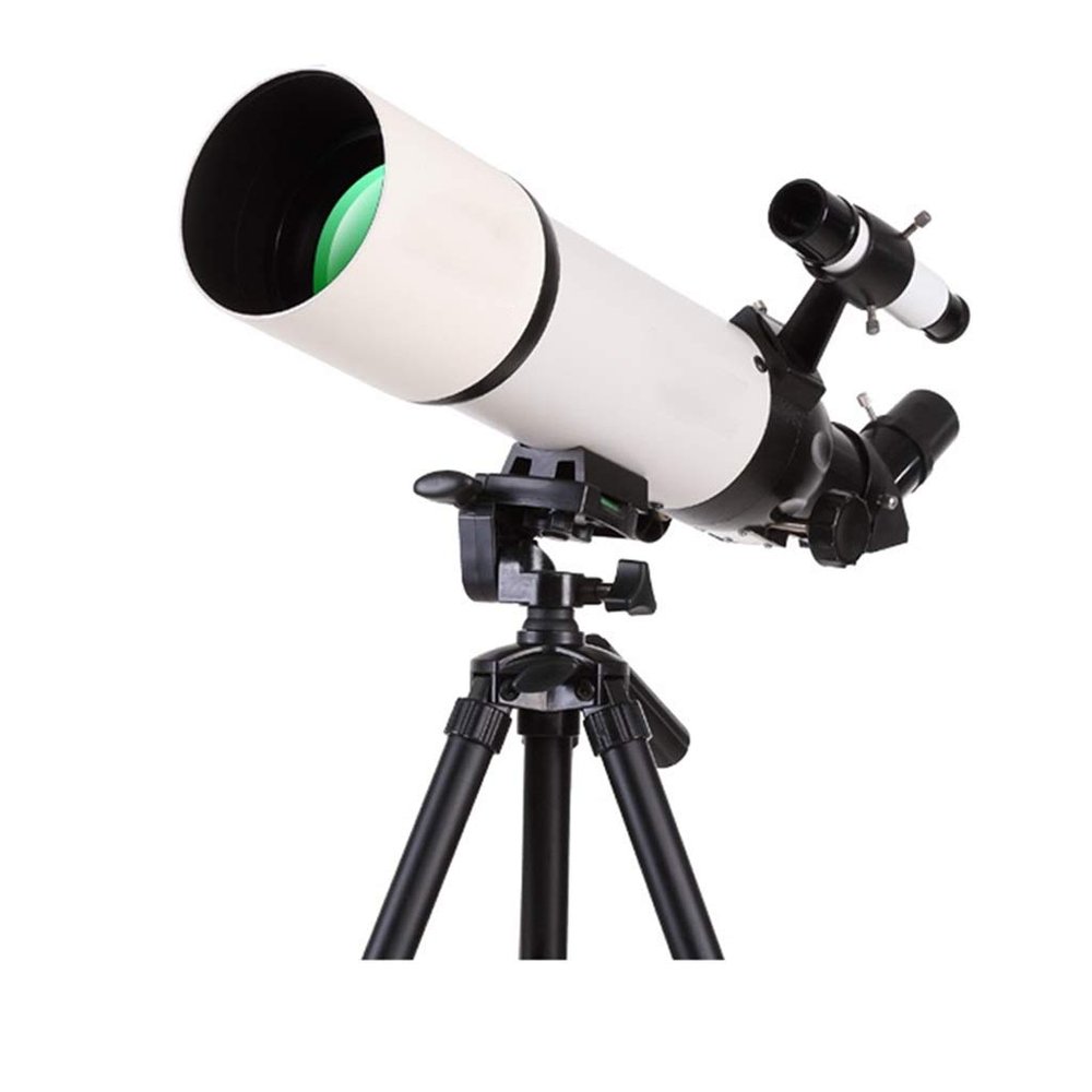 ARCH Telescopes for Astronomy Beginners,45 Degree Erect Zenith Mirror,80mm Large Diameter,5x24 Finder,Telescope for Kids with Backpack and Tripod (Color : Package 3)