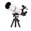 ARCH Telescopes for Astronomy Beginners,45 Degree Erect Zenith Mirror,80mm Large Diameter,5x24 Finder,Telescope for Kids with Backpack and Tripod (Color : Package 3) view 1
