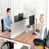 OL-3L Aluminum Silver Ergonomics 10"-17" Desk Laptop Stand 32" Monitor Desktop Bracket Computer Mount Full Motion Column bar (Black) view 4