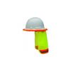 Pyramex HPESHADE10 Hard Hat Neck Shade Lime view 1