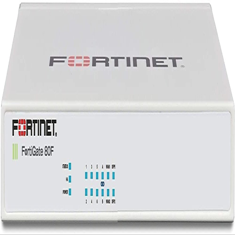 Fortinet FortiGate 81F Network Security/Firewall Appliance - 10 Port - 1000Base-T, 1000Base-X - Gigabit Ethernet - AES (256-bit), SHA-256 - 200 VPN - 10 x RJ-45 - 2 Total Expansion Slots - Desktop, Wa