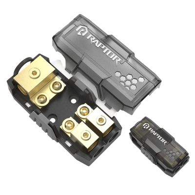 RAPTOR BY METRA ELECTRONICS PRO SERIES MANL FUSED 2-POSITION DISTRIBUTION BLOCK - RMANL2