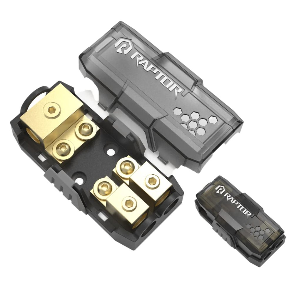 RAPTOR BY METRA ELECTRONICS PRO SERIES MANL FUSED 2-POSITION DISTRIBUTION BLOCK - RMANL2