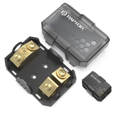 RAPTOR by METRA Electronics PRO Series ANL 2-Position Fused Distribution Block - RANL2