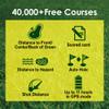 CANMORE TW353 Golf GPS Watch for Men and Women, High Contrast LCD Display, Free Update Over 41,000 Preloaded Courses Worldwide, Lightweight Essential Golf Accessory for Golfers, Turquoise/Black view 4