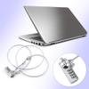4 Digit Password Laptop Combination Security Lock Cable Digit Password Lock Combination Security Lock Cable Chain Theft Deterrent Desktops for Notebooks view 3