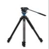 Benro Aluminum Video Tripod with S2PRO Fluid Head Smooth Pan/Tilt Motion, Sliding Quick-Release Plate & Flip-Lock Legs for Mirrorless Video, Vlogging & On-Location Shooting (A1573FS2PRO) view 1