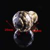 Geeyu Cabinet Handle 128, Crystal Glass Knobs, Cabinet Handles,Colorful Crystal Ball Cupboard Pulls,Drawer Knobs, Kitchen Furniture Handle, Hardware 30mm, Indoor Hardware (Color : 20mm Gold Base) view 2