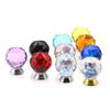 Geeyu Cabinet Handle 128, Crystal Glass Knobs, Cabinet Handles,Colorful Crystal Ball Cupboard Pulls,Drawer Knobs, Kitchen Furniture Handle, Hardware 30mm, Indoor Hardware (Color : 20mm Gold Base) view 4
