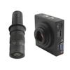 /G HD 1080P HDMI VGA Outputs Microscope Measure Camera U Disk Storage Picture Video Imaged Recording & 10X-180X C-Mount Lens view 1