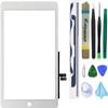 White Screen Replacement Compatible for iPad 7 7th Gen 2019 / iPad 8 8th Gen 2020 10.2" (A2197 A2198 A2200 A2270 A2428 A2429 A2430) Without Home Button+Professional Tool Kit view 1