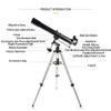 70mm Refractor Travel Telescope, 80MM Aperture 900mm Telescope for Kids Beginners and Adult,Great Astronomy Gift for Kids to Explore Moon Space view 2