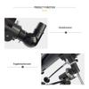 70mm Refractor Travel Telescope, 80MM Aperture 900mm Telescope for Kids Beginners and Adult,Great Astronomy Gift for Kids to Explore Moon Space view 3