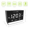 HANNLOMAX HX-131CR Alarm Clock Radio. PLL FM Radio, 1.2" White LED Display, Bluetooth, USB Ports for 2.4A & 1A Charging/MP3 Playback, Night Light, AC Power Operation only. view 3