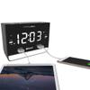 HANNLOMAX HX-131CR Alarm Clock Radio. PLL FM Radio, 1.2" White LED Display, Bluetooth, USB Ports for 2.4A & 1A Charging/MP3 Playback, Night Light, AC Power Operation only. view 4