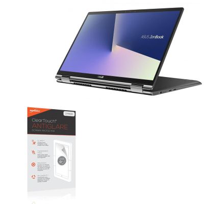 BoxWave Screen Protector Compatible With ASUS ZenBook Flip 13 UX362FA - ClearTouch Anti-Glare (2-Pack), Anti-Fingerprint Matte Film Skin