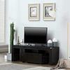 ASC TV Stand with LED Lights - Black view 3