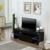 ASC TV Stand with LED Lights - Black view 4