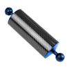 FEICHAO Carbon Fiber Float Buoyancy Aquatic Arm Dual Ball Floating Arm D60MM Camera Underwater Diving Tray (8 inch,Blue) view 3