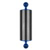 FEICHAO Carbon Fiber Float Buoyancy Aquatic Arm Dual Ball Floating Arm D60MM Camera Underwater Diving Tray (8 inch,Blue) view 4