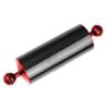 FEICHAO Carbon Fiber Float Buoyancy Aquatic Arm Dual Ball Floating Arm D60MM Camera Underwater Diving Tray (8 inch,Red) view 1