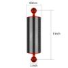 FEICHAO Carbon Fiber Float Buoyancy Aquatic Arm Dual Ball Floating Arm D60MM Camera Underwater Diving Tray (8 inch,Red) view 3