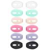 BLLQ 6 Pairs Super Thin Ear Tips Ear pod Covers Tips Compatible with Air Pod Both 2&1 Wireless Earphone, Fit in Earpod Case, 6 Colors 6 Pairs view 1