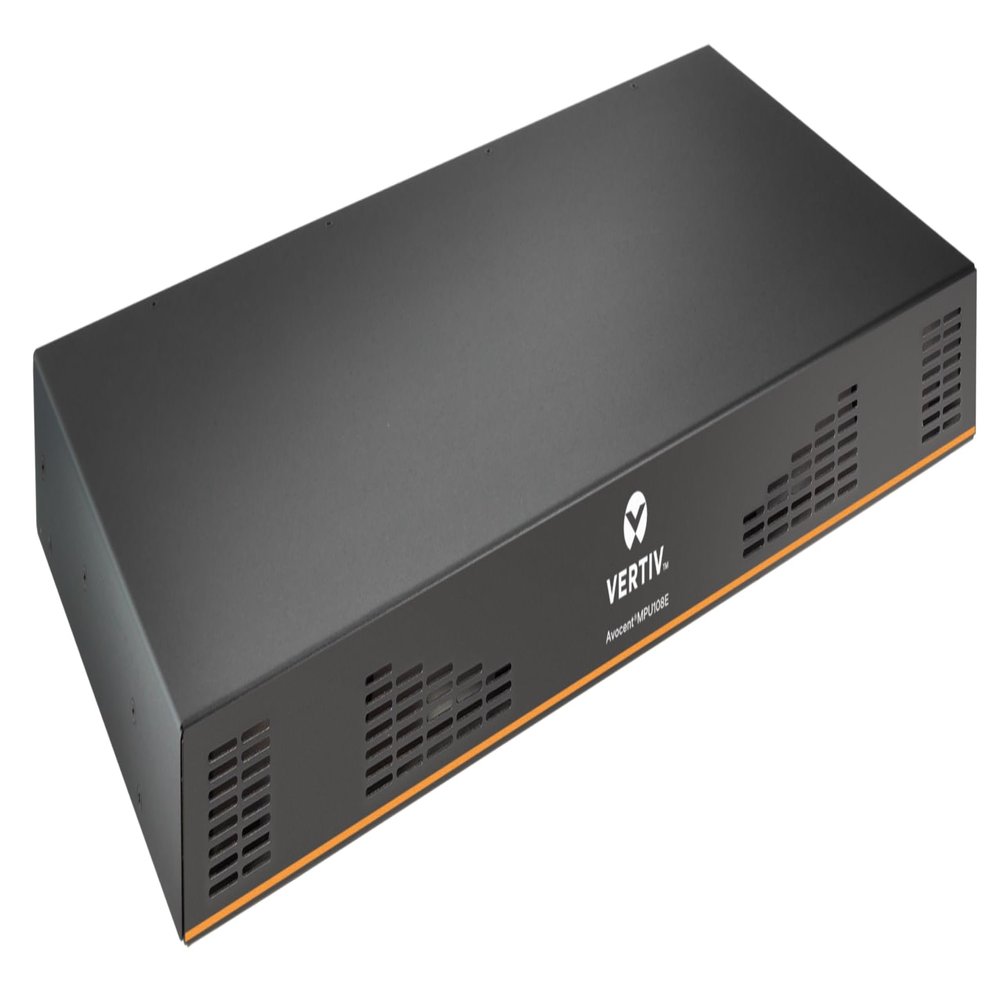 Vertiv Avocent MPU KVM Switch | 8 Port | 1 Digital Path| Dual AC Power TAA| Remote Access to KVM, USB and Serial Connections (MPU108EDAC-400)