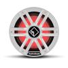 Rockford Fosgate M2D2-12I Color Optix 12" DVC 2-Ohm Infinite Baffle Multicolor LED Lighted Marine Subwoofer - White/Stainless view 1