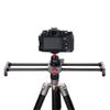 ANNSM 16 inches/40cm Mini Table Top Video Camera Slider Carbon Fiber Rail Rods for Smartphone iPhone Samsung DSLR Sony Canon Nikon Loading up to 11 lbs /5Kgs view 3