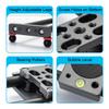 ANNSM 16 inches/40cm Mini Table Top Video Camera Slider Carbon Fiber Rail Rods for Smartphone iPhone Samsung DSLR Sony Canon Nikon Loading up to 11 lbs /5Kgs view 4