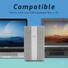OWC 4TB Mercury Elite Pro Dual USB-C/Thunderbolt 3 External Raid Storage Enclosure with 3Port HUB for Mac and PC view 2
