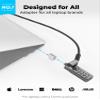 Multplx Laptop Lock Adapter for Security Lock | Adds Security Slot To Any Laptop inc MacBook | Use With Standard T-Shaped Bar Cable Locks | No Adhesive Needed view 3