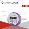 HANNLOMAX HX-129CR Alarm Clock Radio. PLL FM Radio, 0.6" Green LED Display, Bluetooth, USB Ports for 2.4A & 1A Charging/MP3 Playback (Purple) view 4