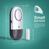 120 DB Loud Door and Window Open Alarm Sensor 3 Pack & 1 Pack for Kids, Dementia Patients Safety, Wireless Security Alarms Keep Your Home, Pool, Cabinet, Business Safe view 2