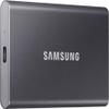 Samsung T7 2TB External USB 3.2 Gen 2 Portable SSD w/ Hardware Encryption - Gray (Renewed) view 1