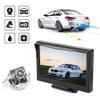 Car Stereo for Audio Systems 5 in Touch Screen Multimedia Radio GPS Navigation Car TFT LCD Monitor 2CH Video Input Car Radio Bluetooth FM Radio Receiver with 8LEDs Night Vision Camera view 3