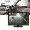 Car Stereo for Audio Systems 5 in Touch Screen Multimedia Radio GPS Navigation Car TFT LCD Monitor 2CH Video Input Car Radio Bluetooth FM Radio Receiver with 8LEDs Night Vision Camera view 4