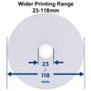 100 Ritek Pro DVD-R 4.7GB AZO Dye (MXL RG04) White Inkjet Printable Disc view 2