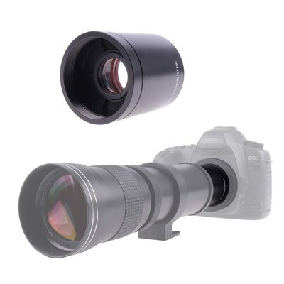 2X Teleconverter Magnification Lens Converter for T Mount 420-800mm 500mm 800mm 900mm 650-1300mm Telephoto Zoom Lenses