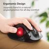 ELECOM EX-G Left Handed Trackball Mouse, 2.4 GHz USB Wireless, Ergonomic, Thumb Control, Tracking Roller Ball, 6 Programmable Buttons, Tilt Scroll view 4