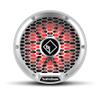 Rockford Fosgate M2D2-12S Color Optix 12" DVC 2-Ohm Multicolor LED Lighted Marine Subwoofer for Sealed Enclosure - White/Stainless view 2