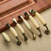 Geeyu 96 Dressing Table Handle, Cupboards Drawer PullsBeige Ceramic Door HandlesAntique Furniture Knobs and Handles for Kitchen CabinetConcise Drawer Handles, Indoor Hardware (Color : G) view 3