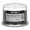 600 Pack Ritek Pro (Professional Grade) DVD-R 16X 4.7GB AZO Dye (MID MXL RG04) Watershield Water Resistant Glossy White Inkjet Hub Printable Blank Recordable Disc view 1