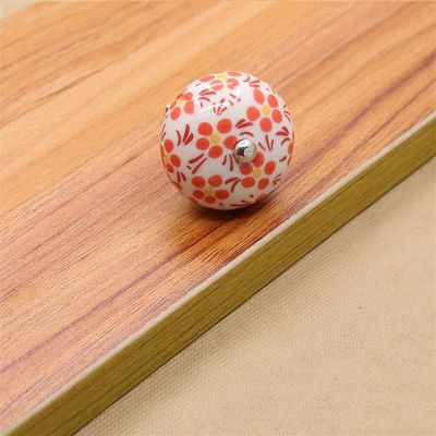 Geeyu 96 Dressing Table Handle, Porcelain Kitchen Cabinet Handles, Ceramic Handle, Drawer Cabinet Door Wardrobe Pulls,Hand Painted Blue and White,Dresser Knobs, Indoor Hardware (Color : D)